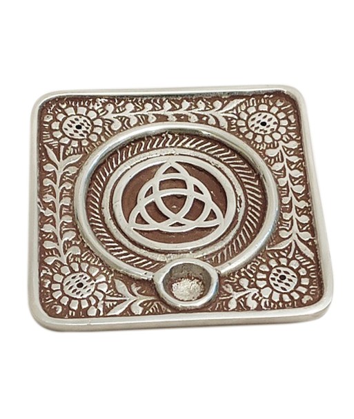 ORIGEN Home Decor Portavelas pentagrama Complementos Natura | Portavelas Blanco Rectangular - 1x9x9cm