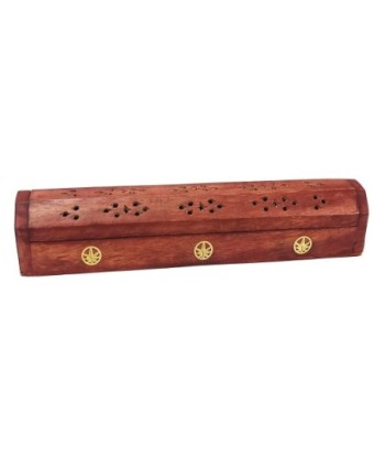ORIGEN Home Decor Caja quemador incienso Complementos Natura | Incienso Marrón - 6x31x6cm