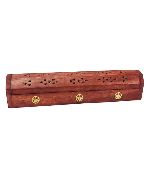 ORIGEN Home Decor Caja quemador incienso Complementos Natura | Incienso Marrón - 6x31x6cm