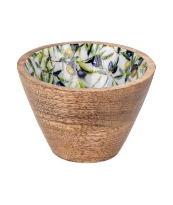 ORIGEN Home Decor Bandeja aceitunas con bowls Cajas Y Bandejas | Bandeja Marrón - 3x38x13cm