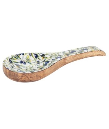 ORIGEN Home Decor Cuchara aceitunas cocina Cajas Y Bandejas | Cuchara Marrón Cuadrado - 3x25x9cm