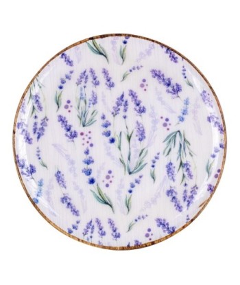 ORIGEN Home Decor Plato lavanda Cajas Y Bandejas | Plato Marrón Redondo - 3x16x16cm