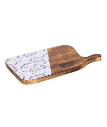 ORIGEN Home Decor Tabla de cortar lavanda Cajas Y Bandejas | Tabla Marrón Rectangular - 3x35x19cm