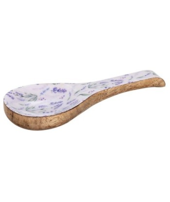 ORIGEN Home Decor Cuchara lavanda Posavasos | Cuchara Marrón - 3x25x9cm