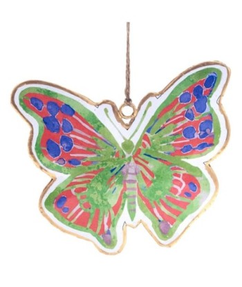 ORIGEN Home Decor Colgante mariposa 4 U Colgantes | Colgante Multicolor - 11x13x1cm