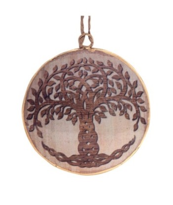 ORIGEN Home Decor Colgante arbol vida 4 U Colgantes | Colgante Multicolor - 8x8x1cm