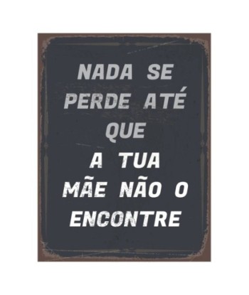 ORIGEN Home Decor Adorno pared portugues Placas Metal | Placa de Metal Negro Rectangular - 33x25x1cm