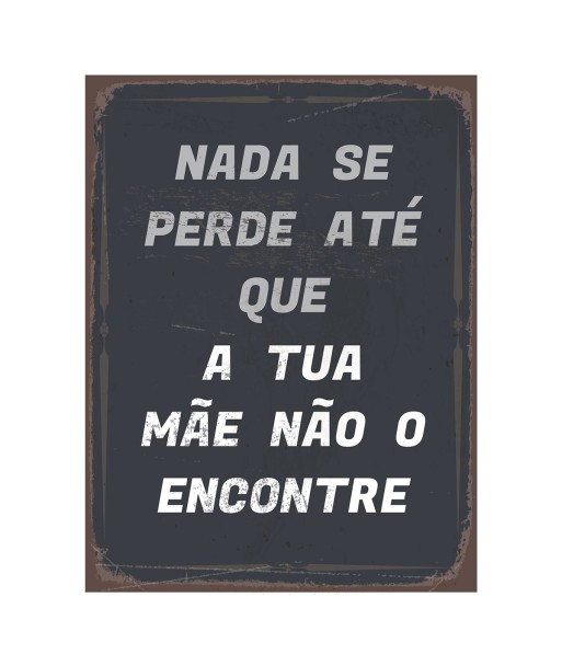 ORIGEN Home Decor Adorno pared portugues Placas Metal | Placa de Metal Negro Rectangular - 33x25x1cm