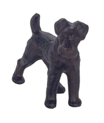 ORIGEN Home Decor Figura Perrro Animales | Figura de Perro Negro - 16x20x7cm