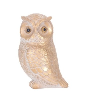 ORIGEN Home Decor Figura Búho Buhos | Figura de Búho Beige - 15x10x8cm