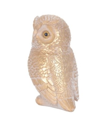 ORIGEN Home Decor Figura Búho Buhos | Figura de Búho Beige - 15x10x8cm