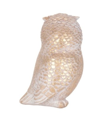 ORIGEN Home Decor Figura Búho Buhos | Figura de Búho Beige - 15x10x8cm