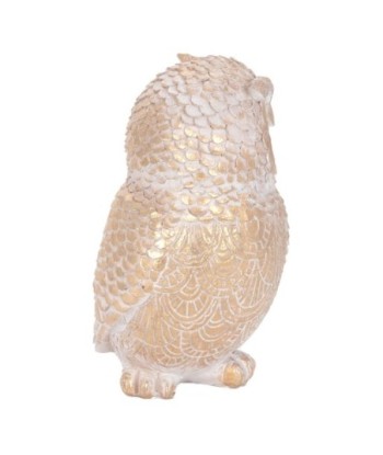ORIGEN Home Decor Figura Búho Buhos | Figura de Búho Beige - 15x10x8cm