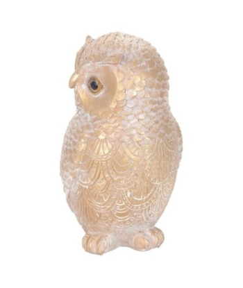 ORIGEN Home Decor Figura Búho Buhos | Figura de Búho Beige - 18x12x10cm