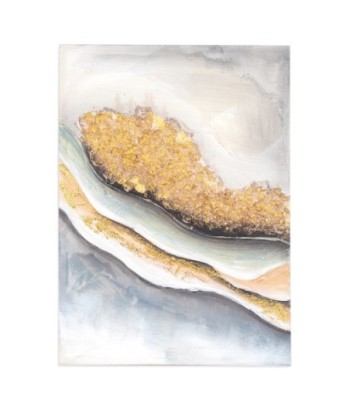 ORIGEN Home Decor - Cuadro abstracto  Adorno Pared | Cuadros Azul - 70x3x50 cm