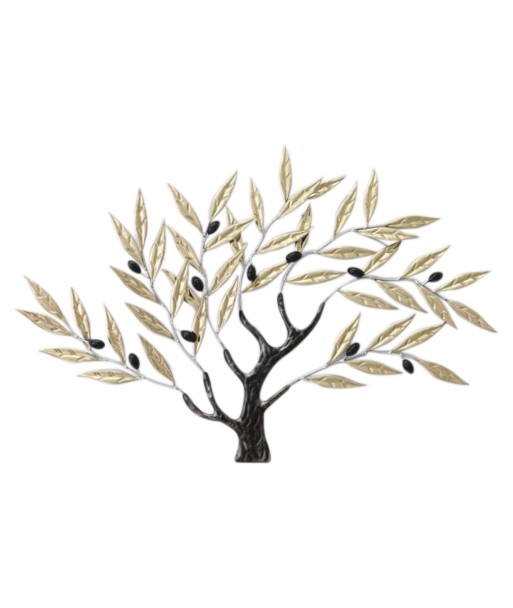 Adorno de Pared Árbol de Metal para Decoración Interior, Estilo Moderno, Ideal para Salas y Comedores, 47 cm
