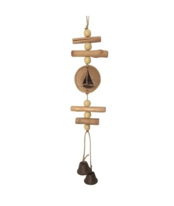 ORIGEN Home Decor - Colgante barco  Decoracion | Colgantes Marrón - 33x5x8 cm