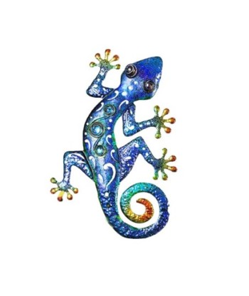 ORIGEN Home Decor - Adorno pared lagarto  Adorno Pared | Jardin Azul - 3x22x33 cm