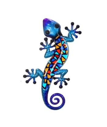 ORIGEN Home Decor - Adorno pared lagarto  Adorno Pared | Jardin Azul - 1x19x39 cm