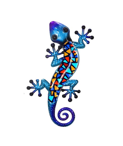 ORIGEN Home Decor - Adorno pared lagarto  Adorno Pared | Jardin Azul - 1x19x39 cm