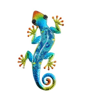 ORIGEN Home Decor - Adorno pared lagarto  Adorno Pared | Jardin Azul - 1x19x39 cm
