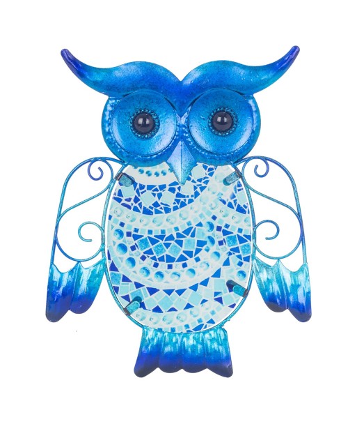 ORIGEN Home Decor - Adorno Búho  Adorno Pared | Jardin Azul - 20x0x15 cm