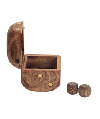 Caja dados con brújula para aventuras náuticas y juegos de rol