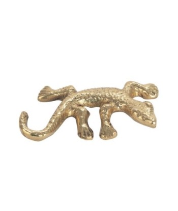 Pisapapeles Lagarto Dorado de Decoración para la Casa y Oficina