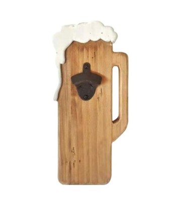 ORIGEN Home Decor - Abridor botellas jarra beer  Cocina | Abrebotellas Marrón - 36x4x17 cm