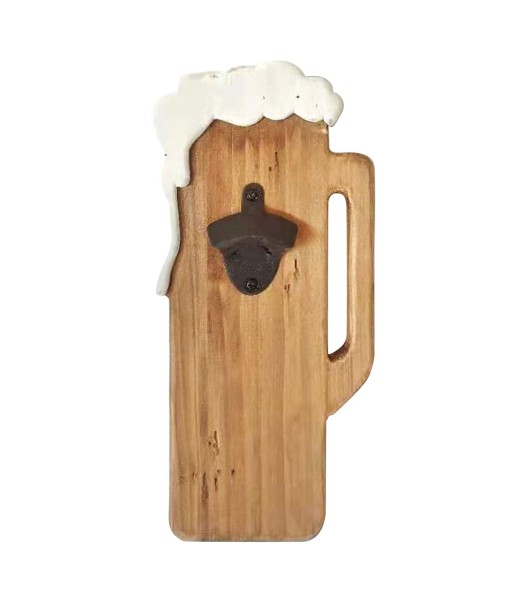 ORIGEN Home Decor - Abridor botellas jarra beer  Cocina | Abrebotellas Marrón - 36x4x17 cm