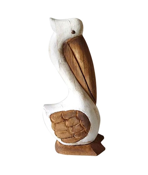 ORIGEN Home Decor - Figura Pelicano  Figuras | Animales Blanco - 20x6x9 cm