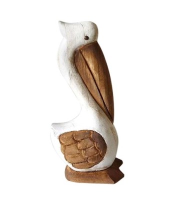 ORIGEN Home Decor - Figura Pelicano  Figuras | Animales Blanco - 20x6x9 cm
