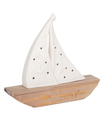 Barco Velero LED Decorativo para Iluminar Espacios Náuticos, Lámpara de Sobremesa Estilo Marinero, Regalo Original
