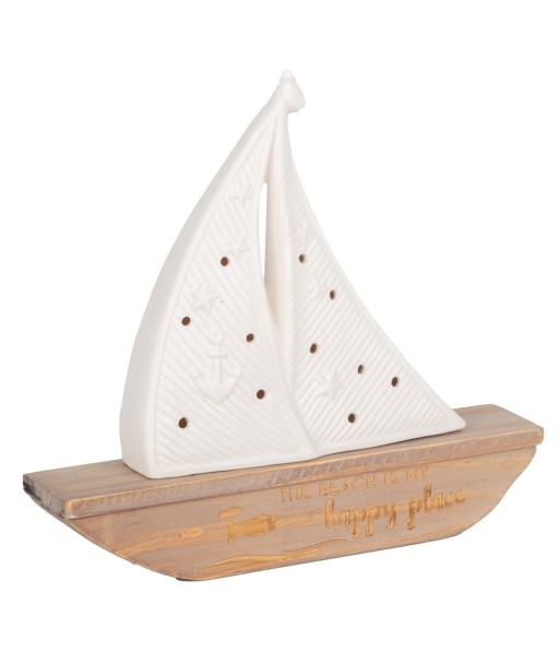 Barco Velero LED Decorativo para Iluminar Espacios Náuticos, Lámpara de Sobremesa Estilo Marinero, Regalo Original
