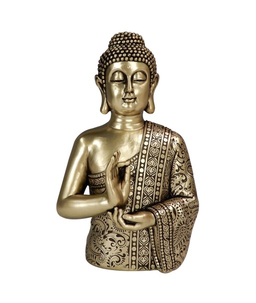 ORIGEN Home Decor - Figura Buda  Figuras | Budas Dorado - 23x10x14 cm