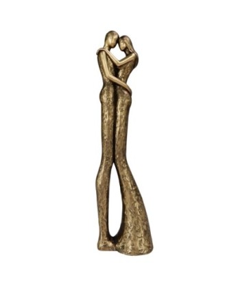 ORIGEN Home Decor - Figura Pareja  Figuras | Bronce Dorado - 32x6x8 cm