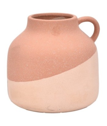 ORIGEN Home Decor - Jarrón Decorativo  Decoracion | Jarrones Y Portavelas Marrón - 14x15x15 cm