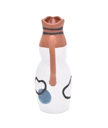 ORIGEN Home Decor - Jarrón Decorativo  Decoracion | Jarrones Y Portavelas Marrón - 22x9x14 cm