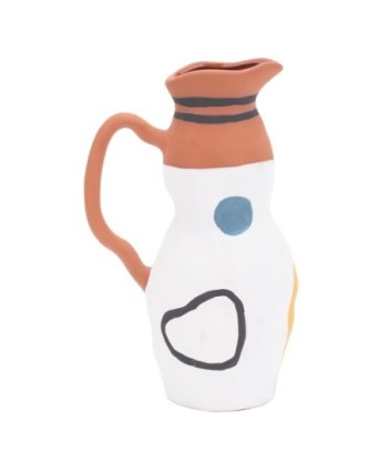 ORIGEN Home Decor - Jarrón Decorativo  Decoracion | Jarrones Y Portavelas Marrón - 22x9x14 cm