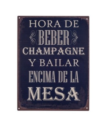 ORIGEN Home Decor - Adorno Pared Frases Vida  Adorno Pared | Placas Metal Negro - 33x0x25 cm