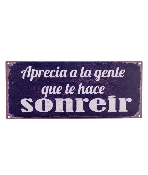 ORIGEN Home Decor - Adorno Pared Frases Vida  Adorno Pared | Placas Metal Negro - 13x0x31 cm