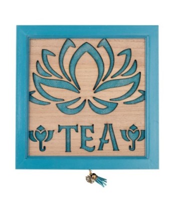 ORIGEN Home Decor - Organizador Té Tea  Cocina | Te Azul - 8x24x24 cm