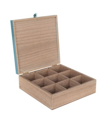 ORIGEN Home Decor - Organizador Té Tea  Cocina | Te Azul - 8x24x24 cm