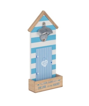 ORIGEN Home Decor - Abridor botellas beach house  Cocina | Abrebotellas Azul - 30x5x14 cm