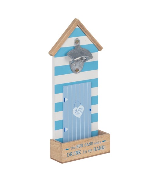 ORIGEN Home Decor - Abridor botellas beach house  Cocina | Abrebotellas Azul - 30x5x14 cm