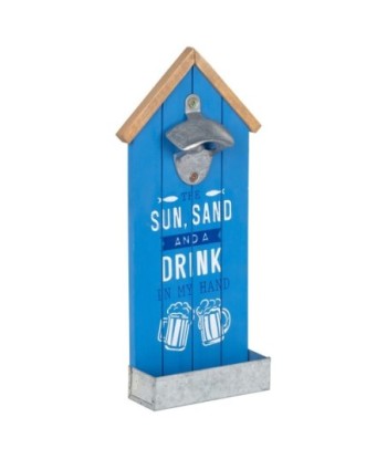 ORIGEN Home Decor - Abridor botellas sun/sand  Cocina | Abrebotellas Azul - 30x4x14 cm