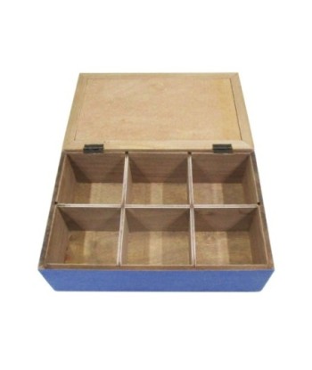 ORIGEN Home Decor - Organizador Té Beach  Cocina | Te Azul - 8x16x24 cm