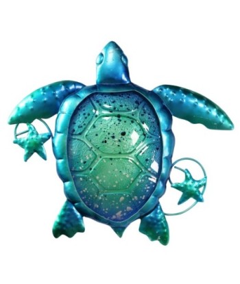 ORIGEN Home Decor - Adorno pared tortuga  Adorno Pared | Jardin Azul - 27x2x31 cm