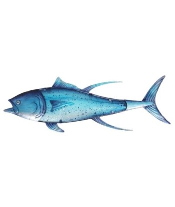 ORIGEN Home Decor - Adorno pared pez  Adorno Pared | Jardin Azul - 26x2x80 cm