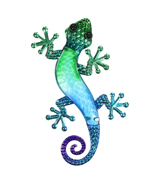 ORIGEN Home Decor - Adorno Pared Lagarto  Adorno Pared | Jardin Azul - 21x0x0 cm